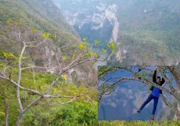 ¿Quién es Chrisbiker, el influencer que fue denunciado por colgarse de un árbol en el Cañón del Sumidero?