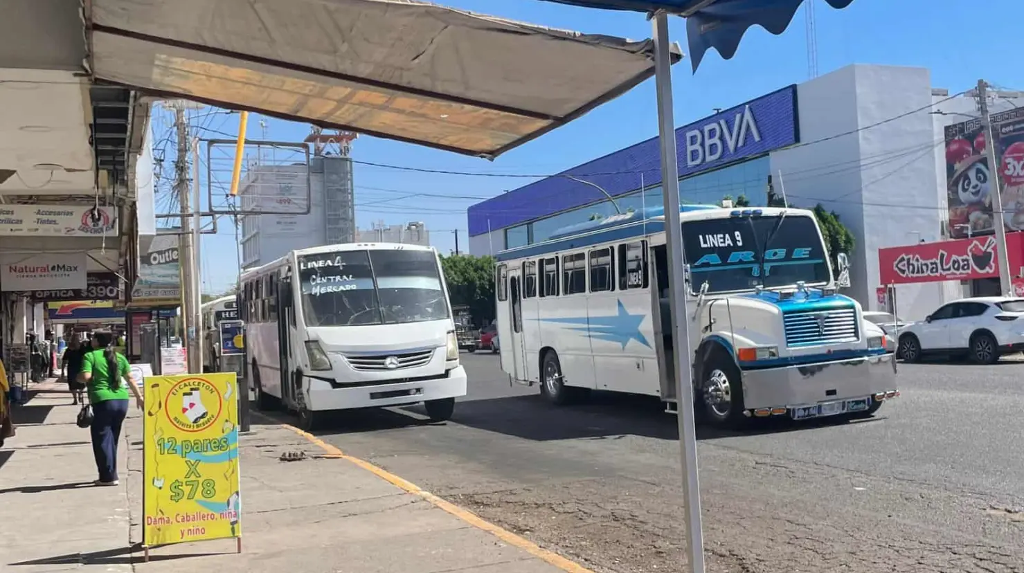 Paro de maestros afecta al transporte urbano en Cajeme