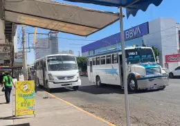 Paro de maestros pega al transporte urbano en Cajeme: baja afluencia de pasajeros