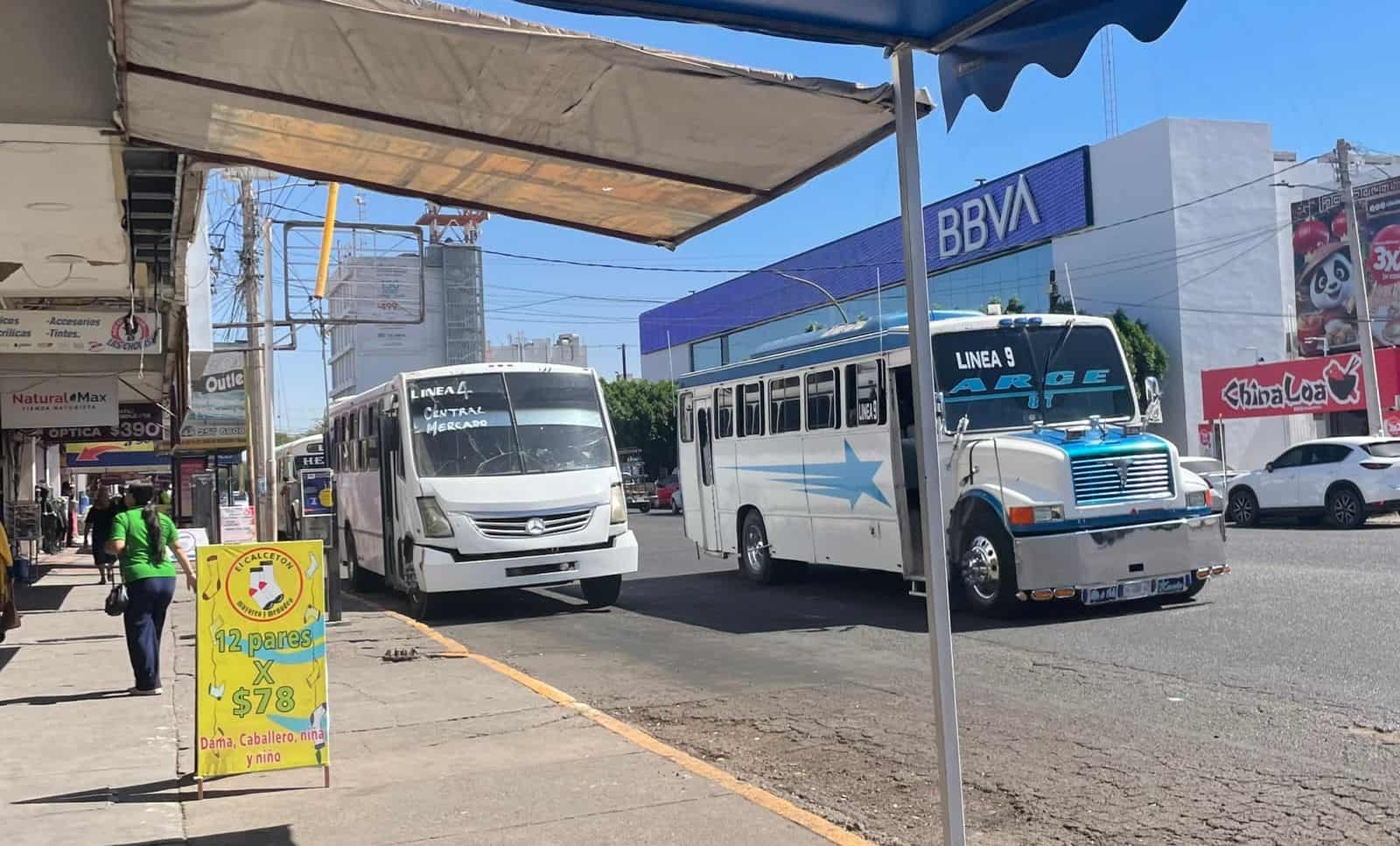 Paro de maestros afecta al transporte urbano en Cajeme