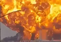 VIDEOS | Así se vio la brutal explosión en refinería de Nuevo León