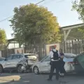 Aparatoso accidente en la Infonavit Yucujímari, en Ciudad Obregón