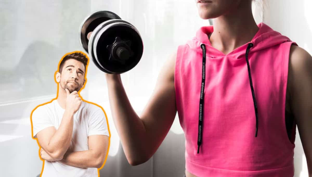 Expertos revelan los kilos que debe tener tu mancuerna para a entrenar fuerza en casa