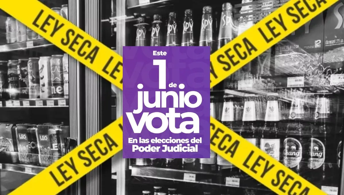 INE revela en que estados aplicarán la Ley Seca durante las elecciones 2025. Foto: Original