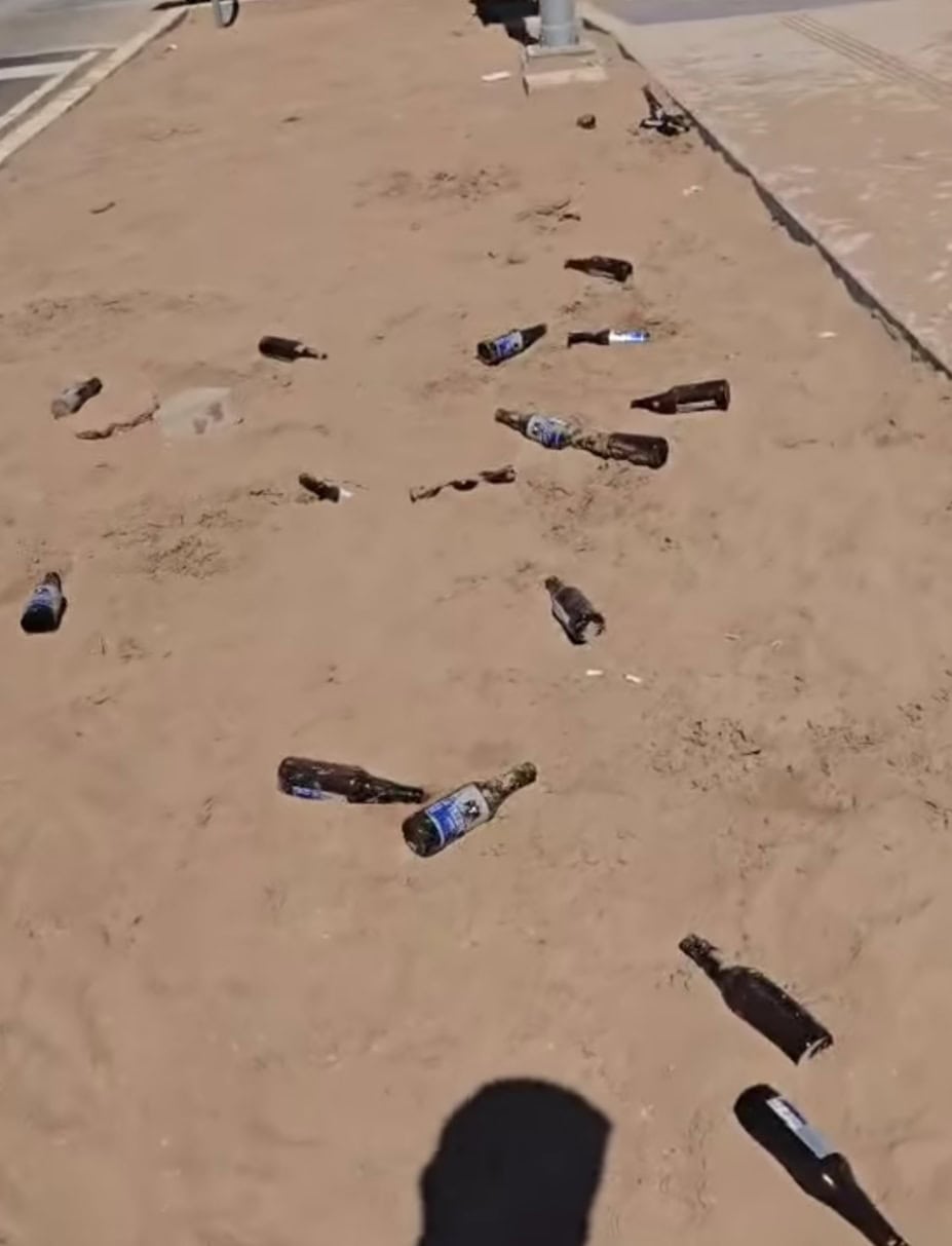 Ensucian el Malecón de Huatabampito