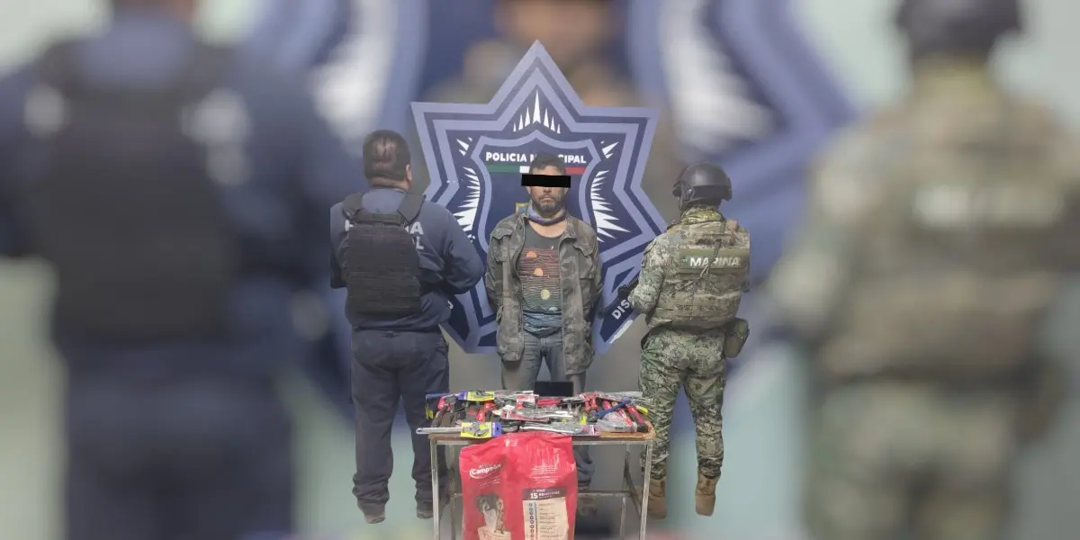 "Cae" ladrón de ferretería en Urbi Villas del Rey, al poniente de Ciudad Obregón