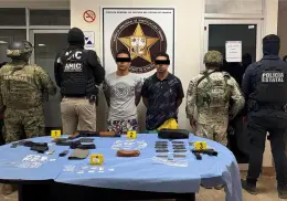 Confirman dos detenidos durante cateo en la colonia Cajeme