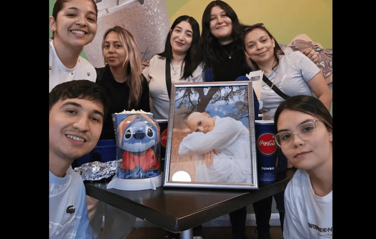 Vieron la película Lilo & Stitch y honraron a Daniela. Foto: TikTok.