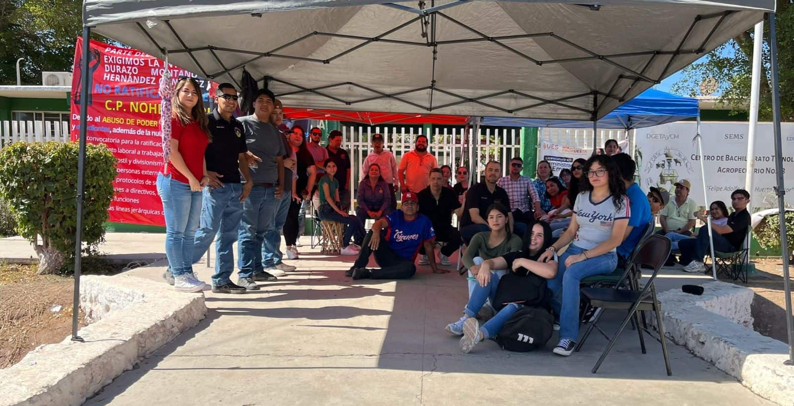 Paran labores en CBTA 38 de Marte R. Gómez