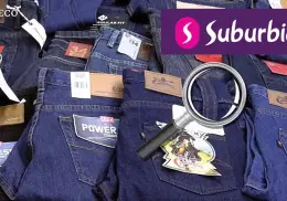 Estos pantalones de mezclilla están en remate en Suburbia; son tan buenos como Levi´s, según Profeco