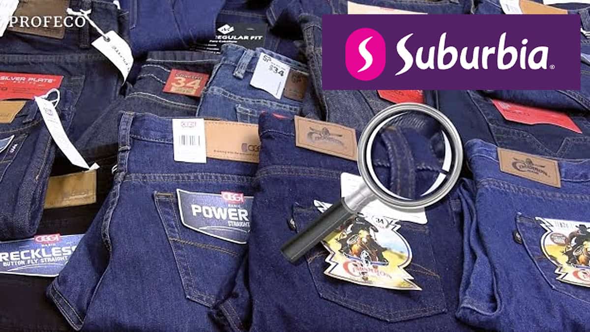 Estos pantalones de mezclilla están en remate en Suburbia; son tan buenos como Levis, según Profeco
