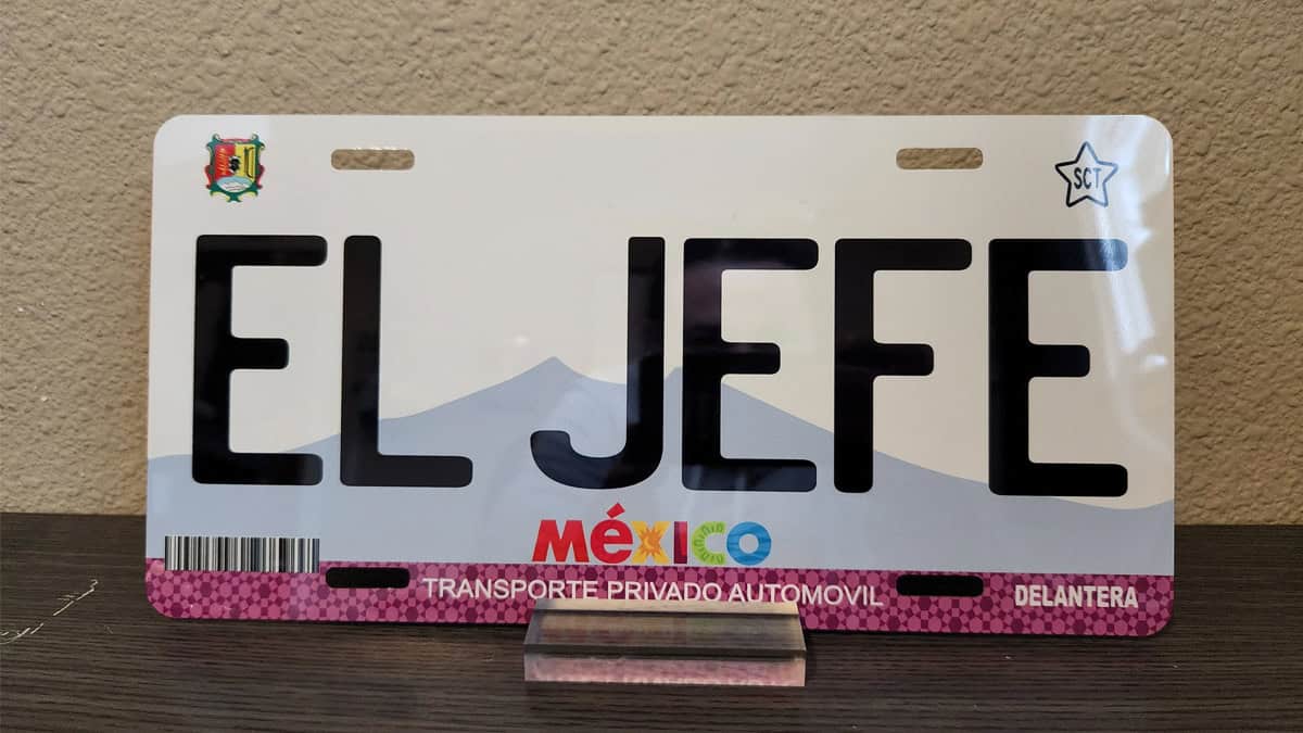 ¿Quieres personalizar las placas de tu carro en México? En este estado se puede