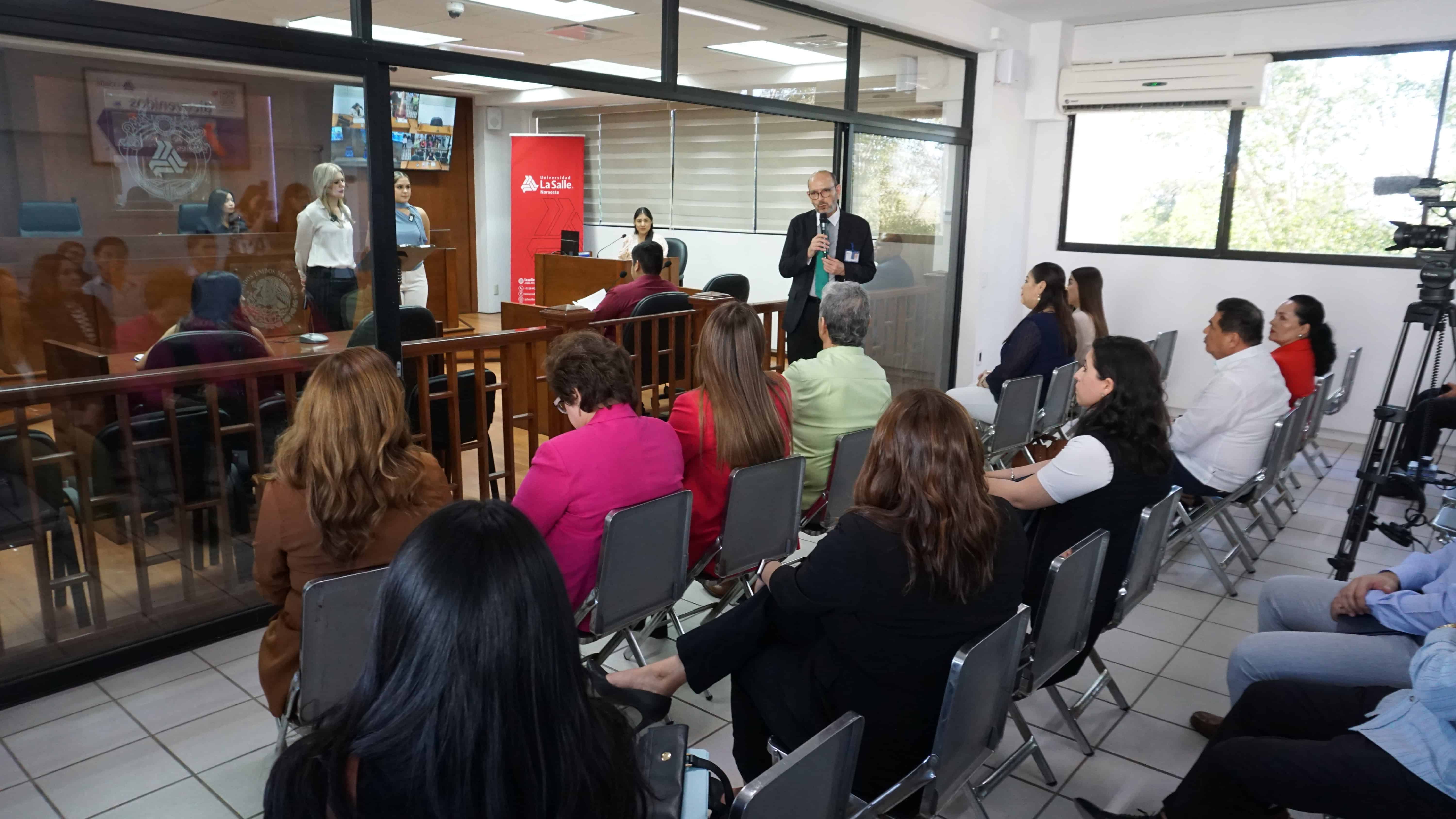ULSA Noroeste inaugura actualización de sala de juicios orales
