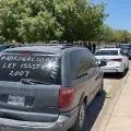Con caravana vehicular se manifiesta magisterio en Navojoa