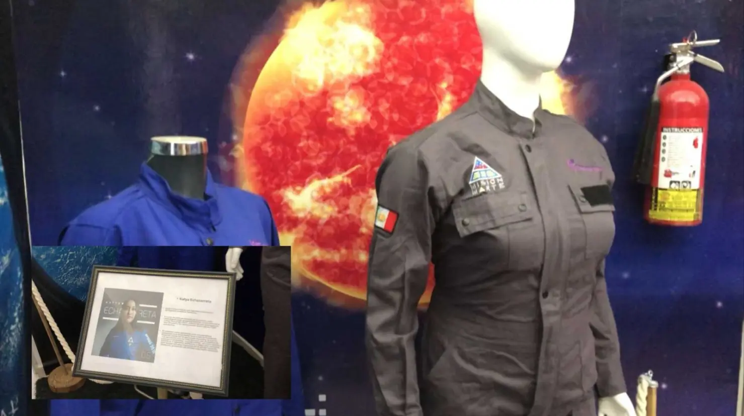 Crece exhibición de trajes de astronáutica en Planetario Antonio Sánchez Ibarra