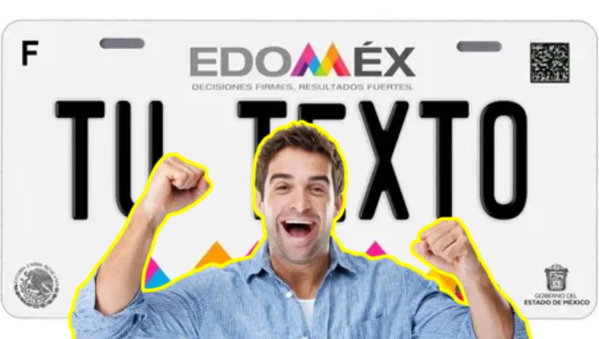 Así puedes obtener las placas personalizadas en México. Foto: Original