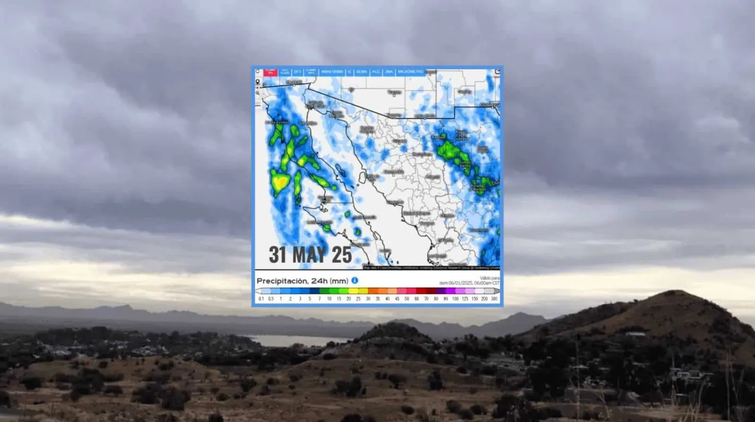 Clima en Hermosillo hoy 31 de mayo; se esperan lluvias este fin de semana por "Alvin"