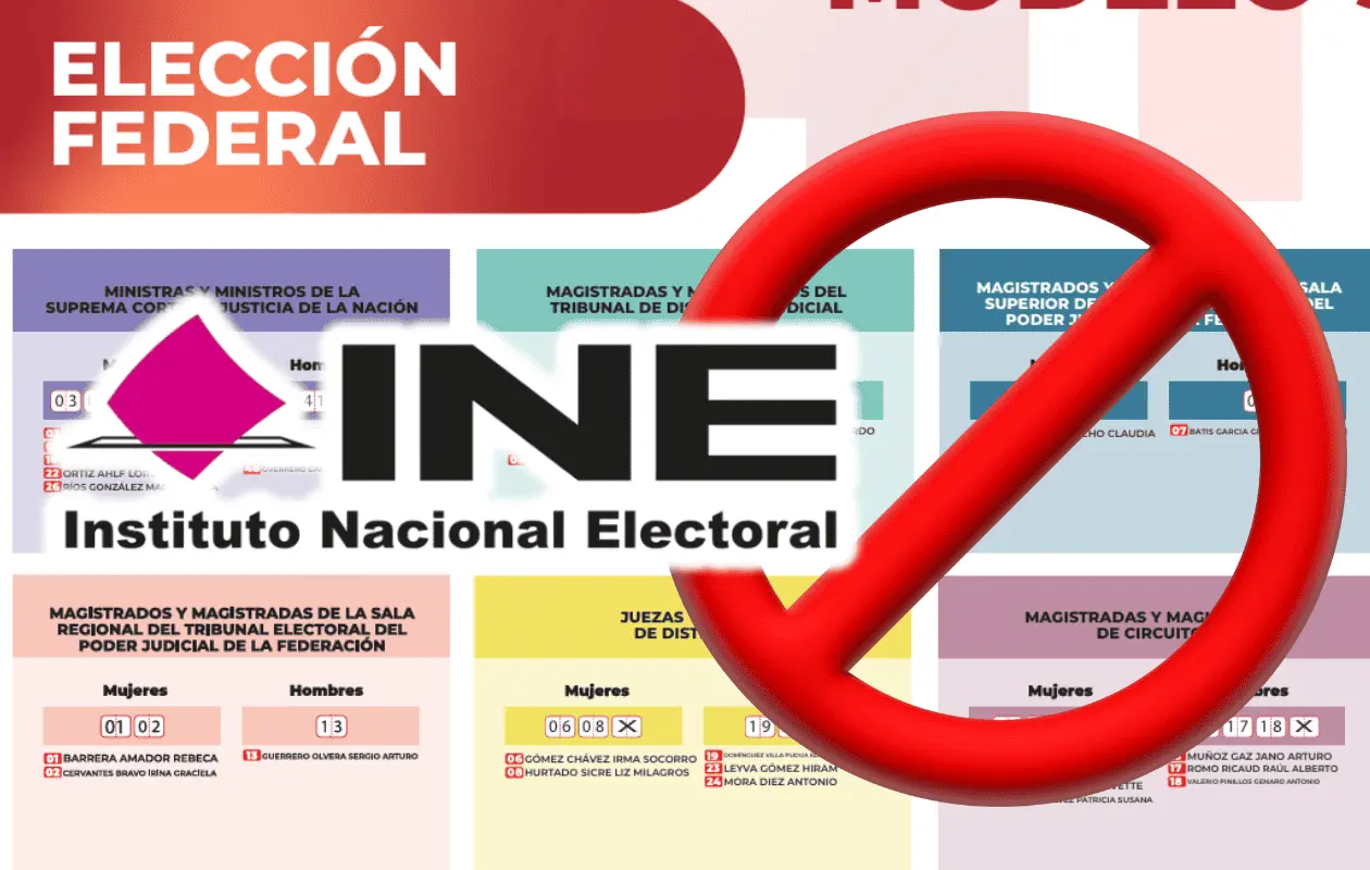 El INE considera los acordeones como propaganda ilegal que pueden derivar en un delito electoral.