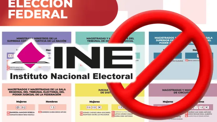 Elección Judicial 2025: INE ordena retirar acordeones digitales por inducir el voto Elección Judicial 2025: INE ordena retirar acordeones digitales por inducir el voto