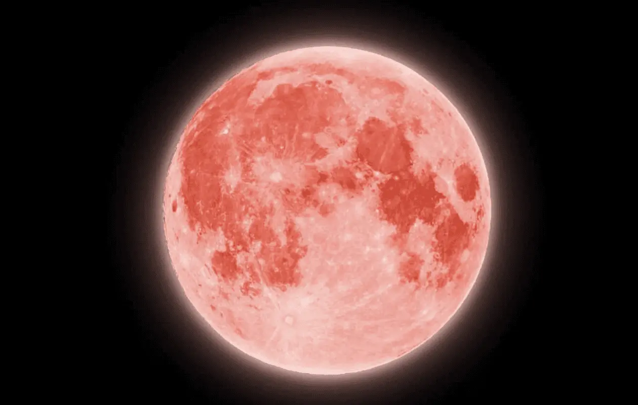Observarla con binoculares puede permitir ver algunas superficies de la luna claras.