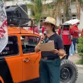 Magisterio marcha y pide al alcalde ser intermediario en la lucha
