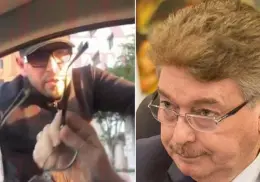 Filtran VIDEO de agresión a exgobernador panista de Baja California en su auto