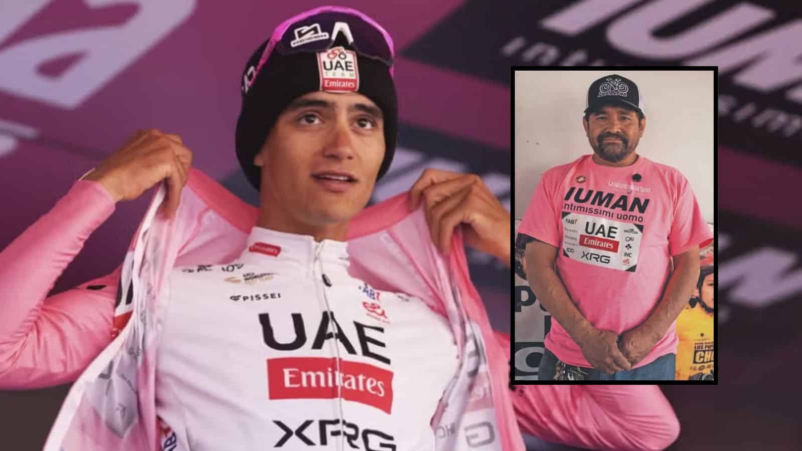 Él es Don Chon, el entrenador que impulsó al ciclista Isaac del Toro