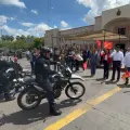 Entregan equipamiento a policías municipales
