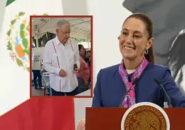 “Nos dio mucho gusto verlo”: Sheinbaum reacciona a la aparición de AMLO en elección del Poder Judicial