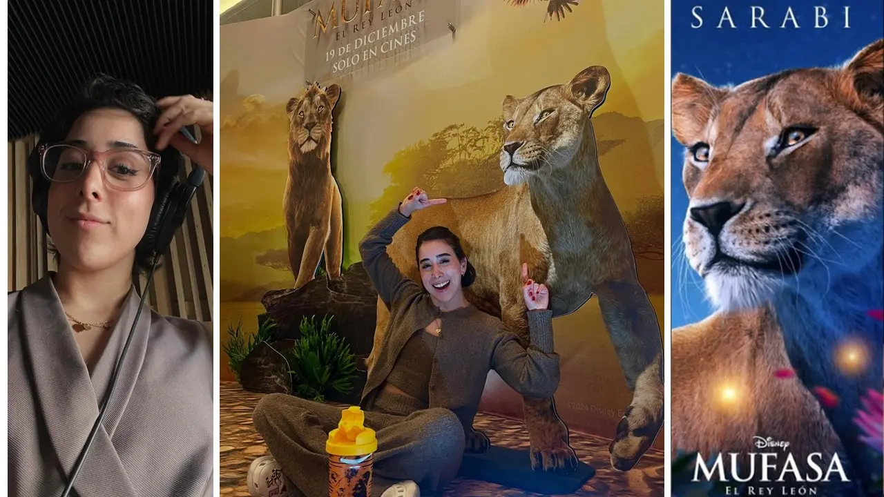 María Elisa Gallegos, actriz sonorense, da voz a Sarabi en Mufasa: El Rey León de Disney