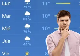 ¿Qué significa realmente el porcentaje de lluvia en una app del tiempo?