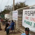 A pesar del calor, mayos mantienen toma del INPI