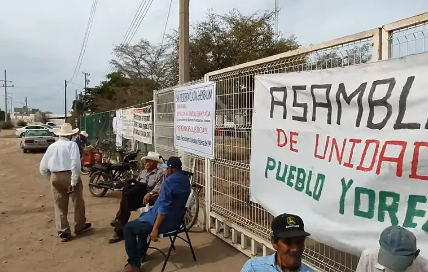 A pesar del calor, mayos mantienen toma del INPI