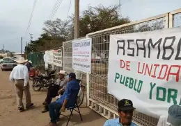 A pesar del calor, mayos mantienen toma del INPI
