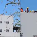 ¡Se salvan de milagro trabajadores de la construcción en IMSS de Navojoa! | VIDEO