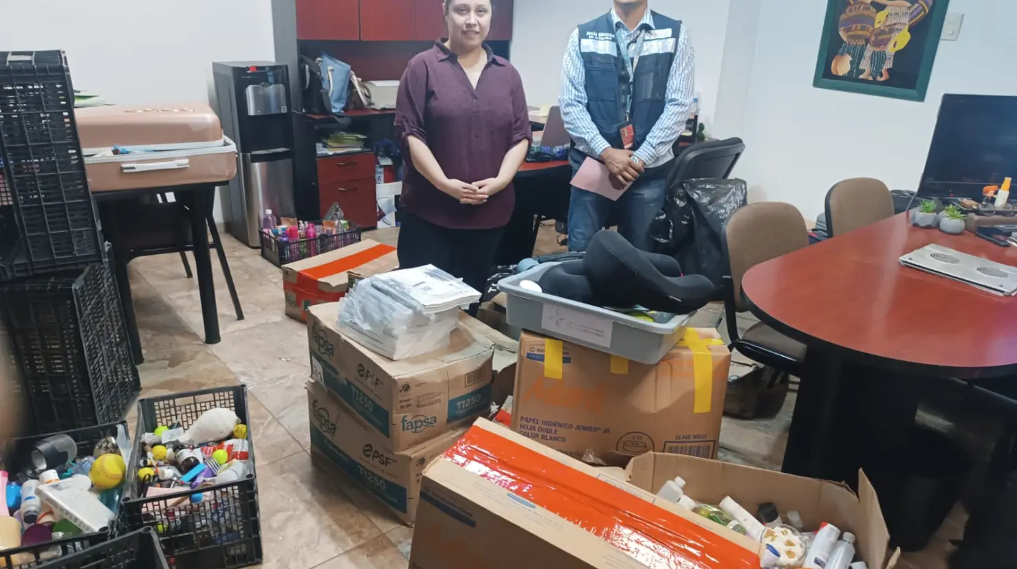 Aeropuerto de Ciudad Obregón dona artículos retenidos a Bazar Solidario