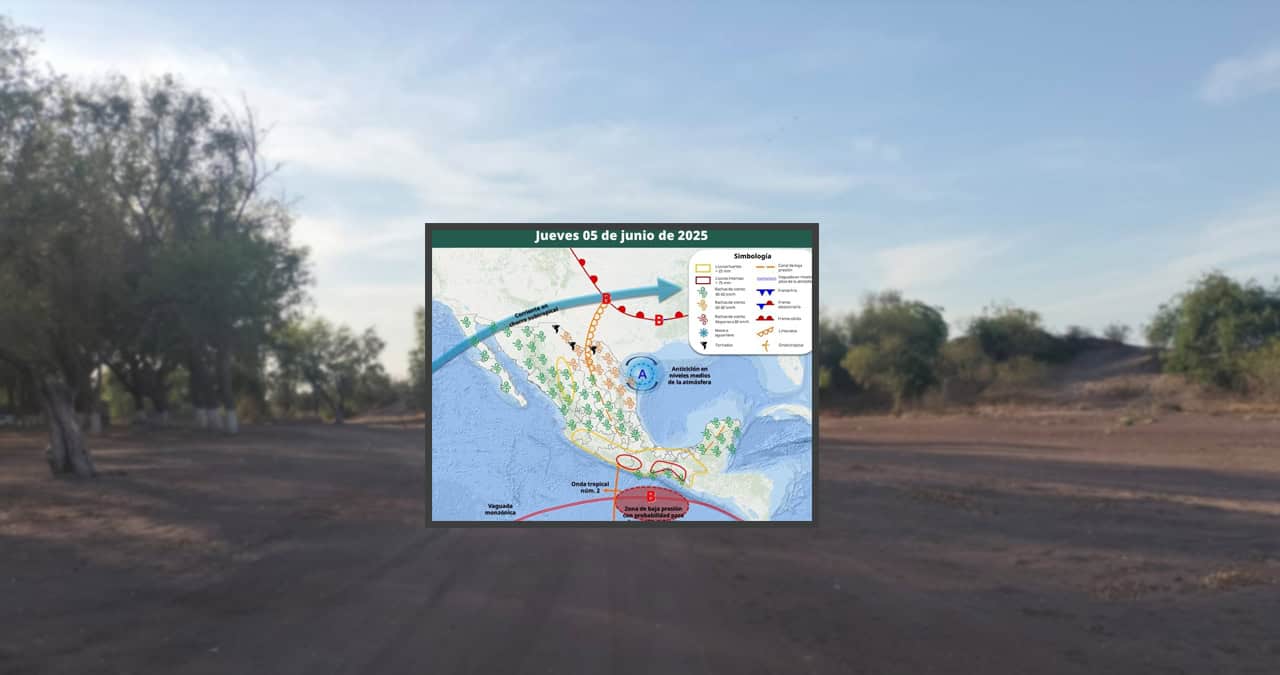 Clima en Sonora hoy 5 de junio: Conoce las temperaturas máximas esperadas en diversas ciudades del estado