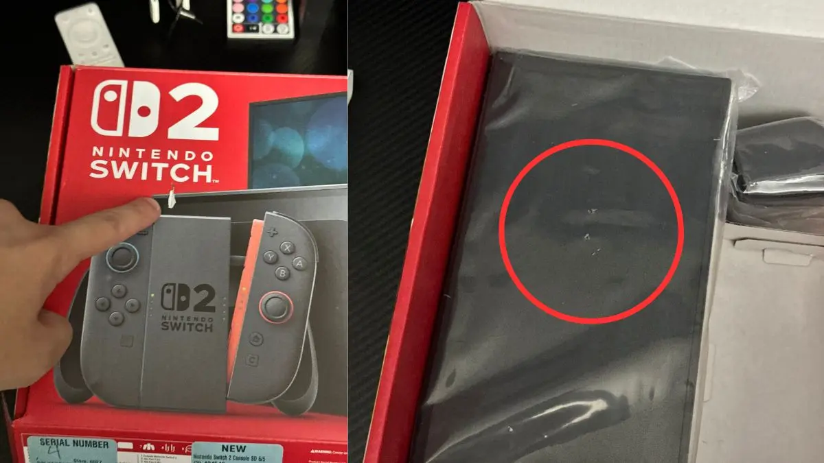 Usuarios de la nueva Nintendo Switch 2 reportan pantallas rotas por una grapa
