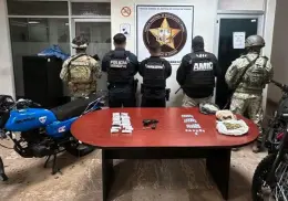 Decomisan armas, droga y motos durante cateo al sur de Ciudad Obregón