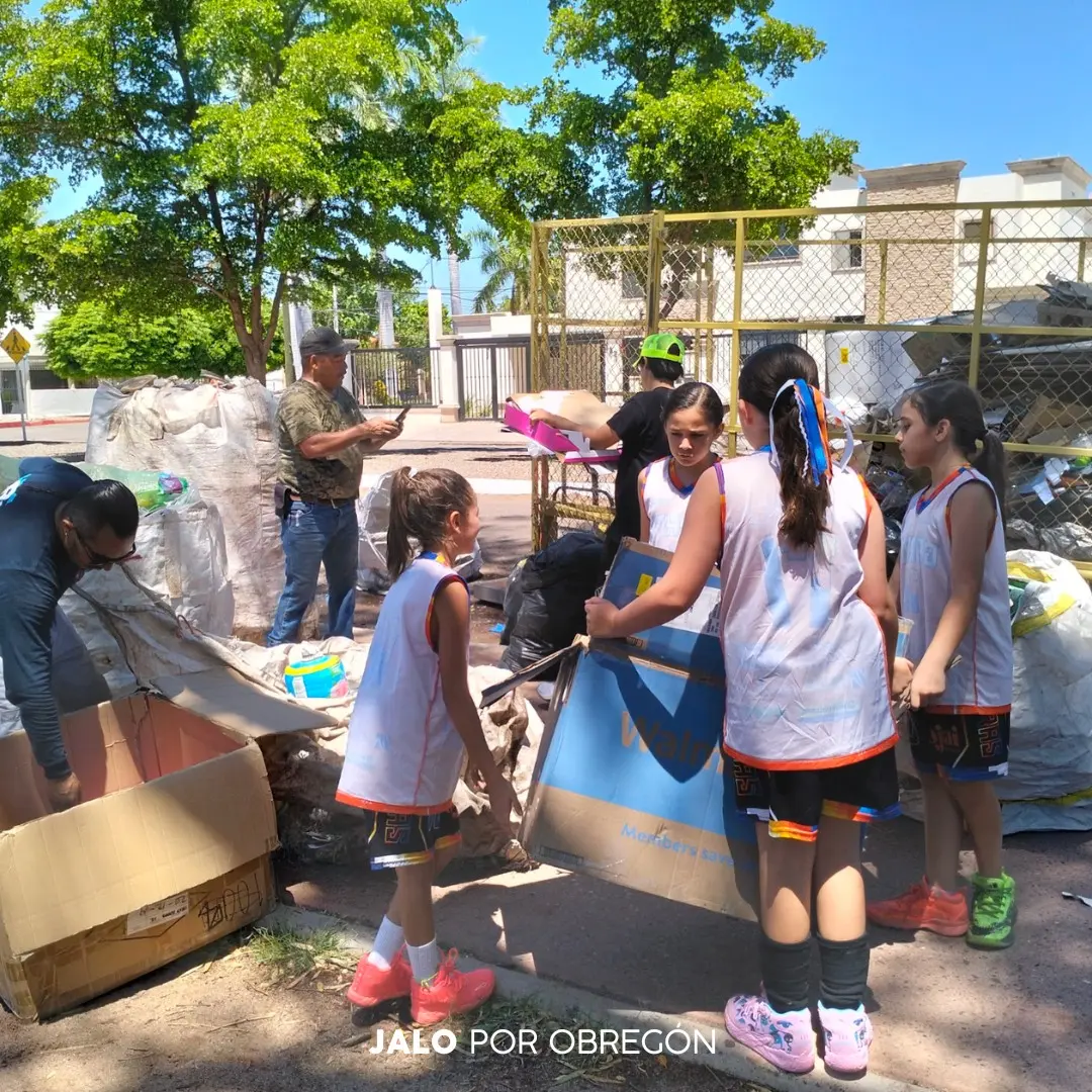 Jalo por Obregón invita a las escuelas a donar material reciclable  