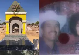 "La tumba de los enamorados": la trágica historia de la pareja que murió repartiendo invitaciones de su boda