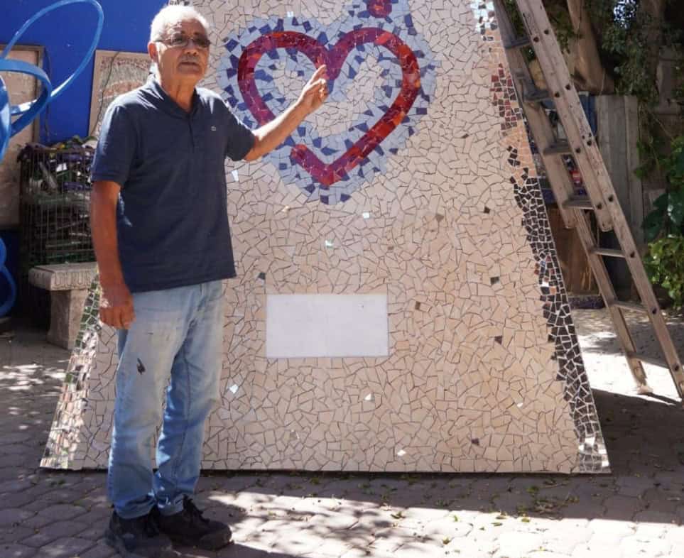 Listo para instalarse, monumento al héroe de la laguna