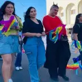 Realizan caminata para visibilizar a la comunidad LGBT+ en Cajeme