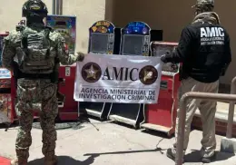 Aseguran máquinas tragamonedas en Ciudad Obregón; las relacionan con narcomenudeo