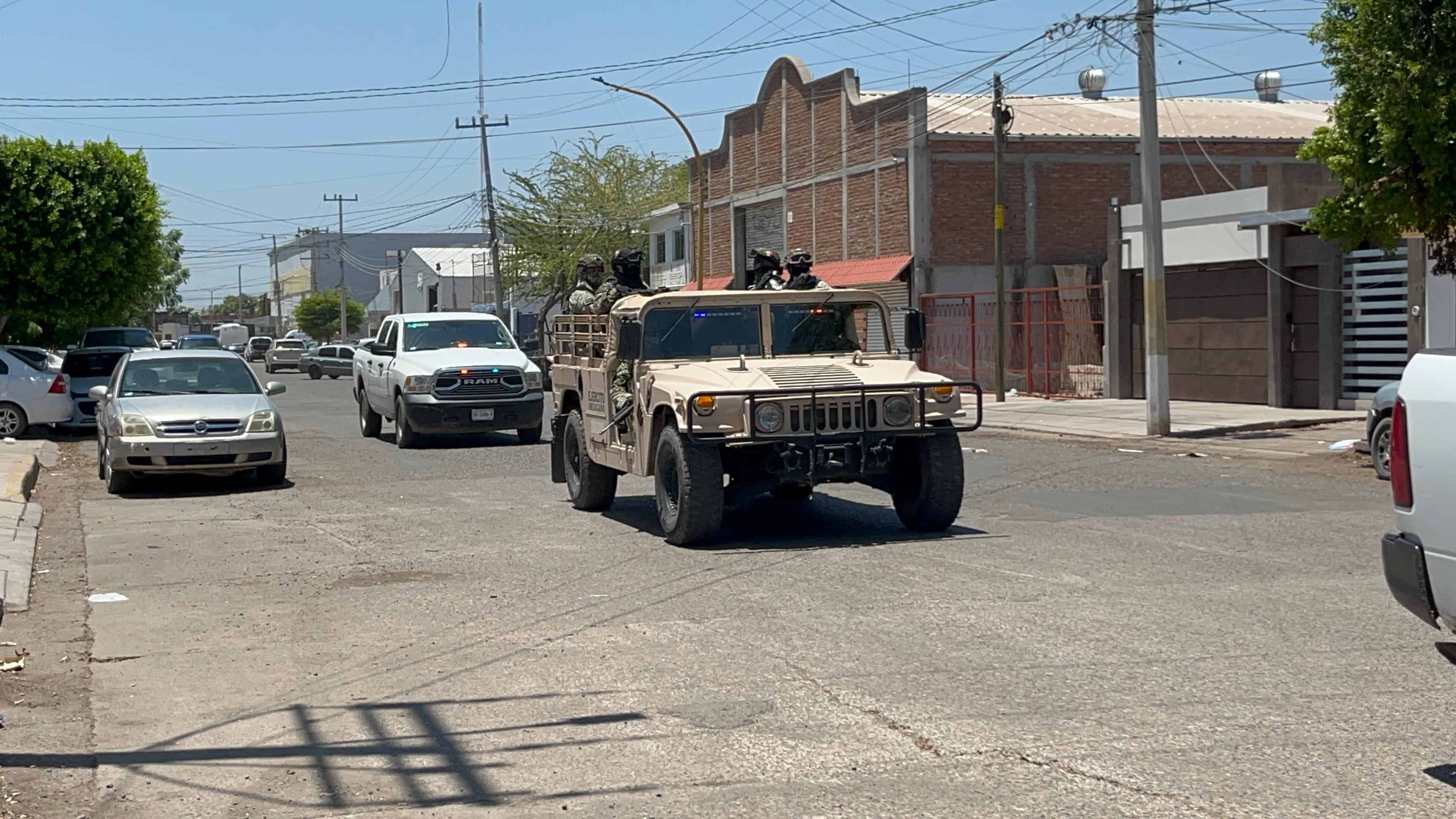 Despliegan fuerte operativo en la colonia Hidalgo de Ciudad Obregón, tras reporte de balacera