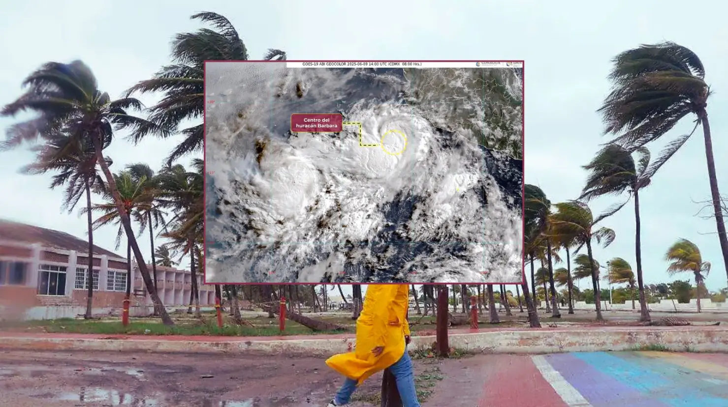 Tormenta tropical Bárbara se intensifica a huracán; amenaza con lluvias, oleaje y fuertes vientos a estos estados