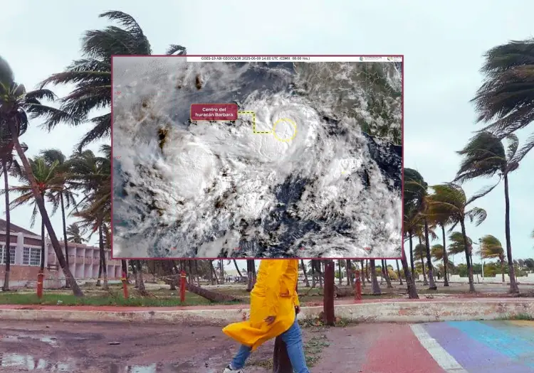 Tormenta tropical Bárbara se intensifica a huracán; amenaza con lluvias, oleaje y fuertes vientos a estos estados