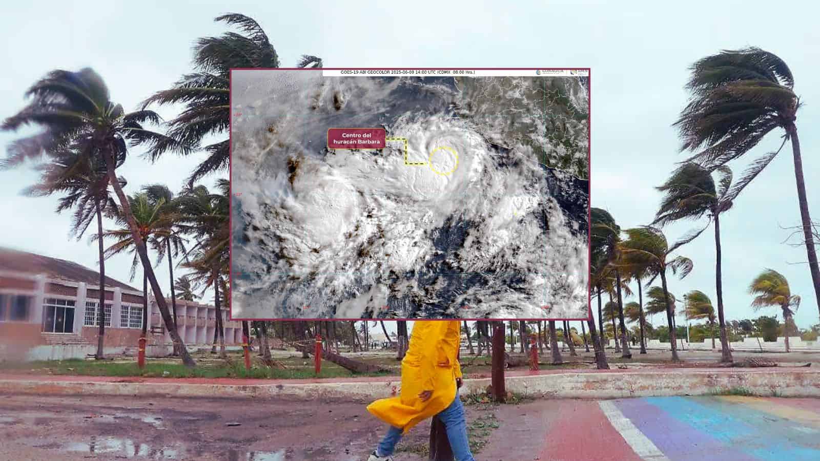 Tormenta tropical Bárbara se intensifica a huracán; amenaza con lluvias, oleaje y fuertes vientos a estos estados