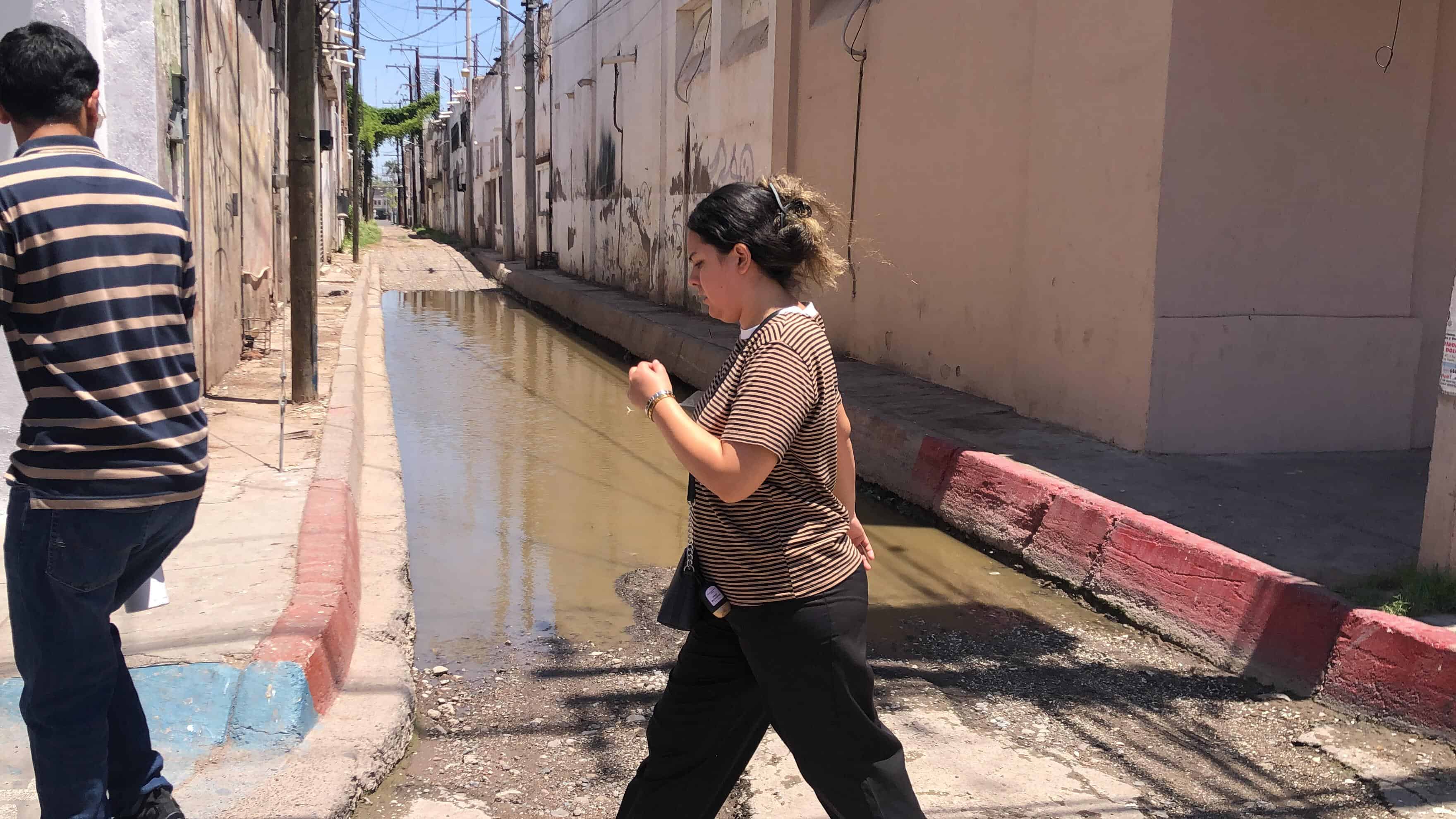 Callejones de Cajeme siguen en deplorables condiciones