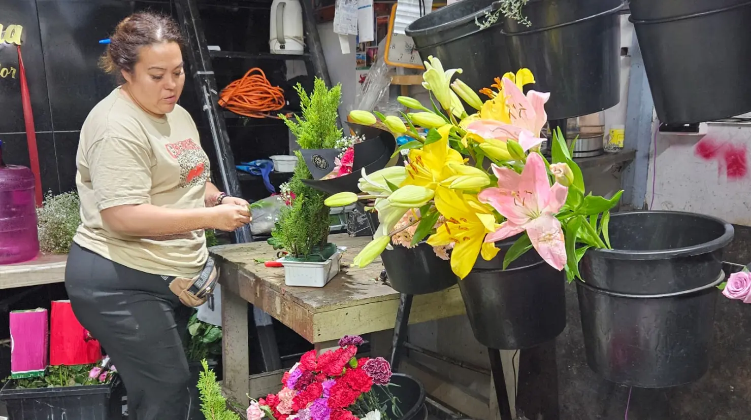 Día del Padre: “No pinta” la venta de flores en Cajeme